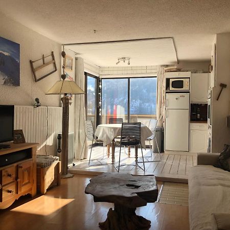 Grand Studio La Foux D Allos Avec Vue Et Terrasse Exterior foto